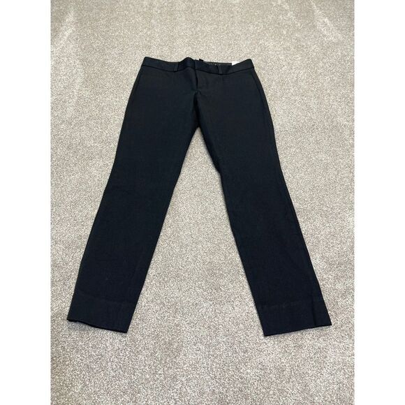 Banana Republic womens sloan solids pants sz 0P black stretch trouser career - Picture 3 of 12
